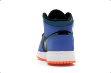 Load image into Gallery viewer, Jordan 1 Mid Racer Blue Green Abyss (GS)
