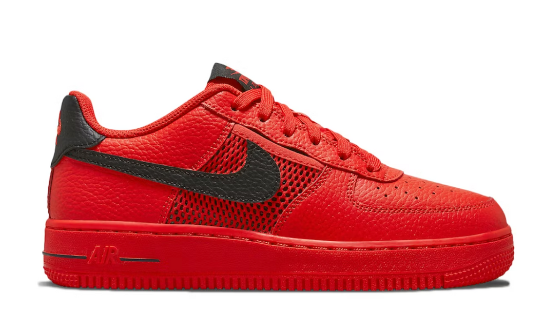 Nike Air Force 1 Low Mesh Pocket Habanero Red