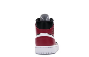 Jordan 1 Mid Black Noble Red