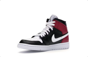 Jordan 1 Mid Black Noble Red