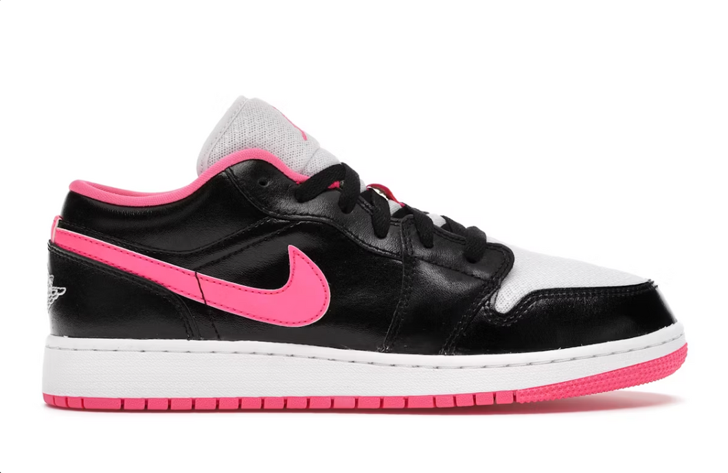 Jordan 1 Low Black White Hyper Pink