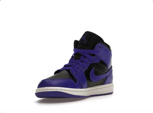 Jordan 1 Mid Purple Black