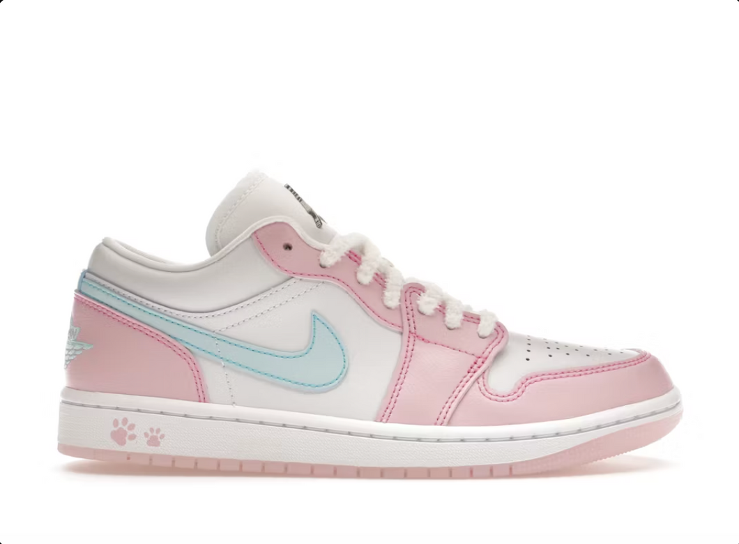 Jordan 1 Low SE Paw Print Pink Foam