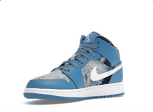 Load image into Gallery viewer, Jordan 1 Mid Washed Denim (GS)
