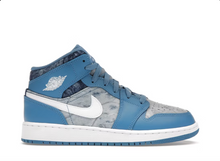 Load image into Gallery viewer, Jordan 1 Mid Washed Denim (GS)
