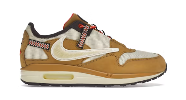 Nike Air Max 1 Travis Scott Cactus Jack Wheat Lemon Drop