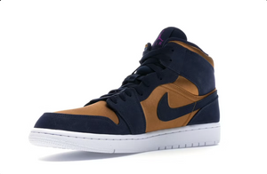 Jordan 1 Mid Obsidian Desert Ochre