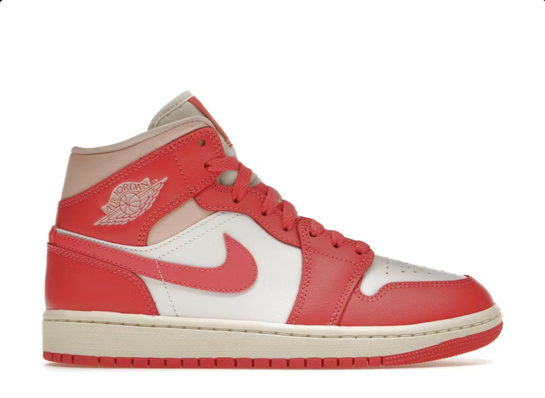 Jordan 1 Mid Strawberries and Cream