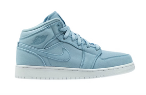 Jordan 1 Mid Canvas Ice Blue