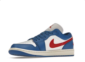 Jordan 1 Low Sport Blue Gym Red