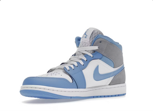 Jordan 1 Mid University Blue Grey