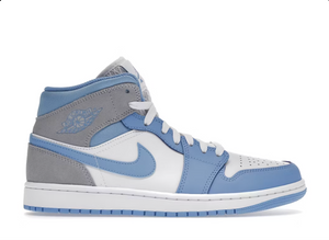 Jordan 1 Mid University Blue Grey