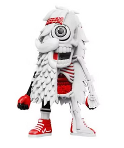 Jason Freeny x MAMAFAKA x Mighty Jaxx Dissected Mister HellYeah Figure White