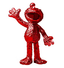 Load image into Gallery viewer, Jason Freeny XXRAY Plus x Mighty Jaxx Elmo (Chrome Red Edition) Figure
