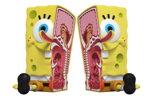 Jason Freeny Spongebob Squarepants Xxposed Figure