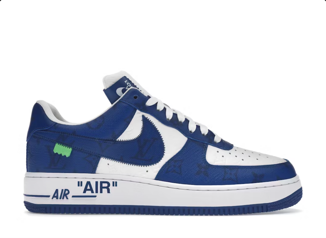 Louis Vuitton Nike Air Force 1 Low By Virgil Abloh White Royal