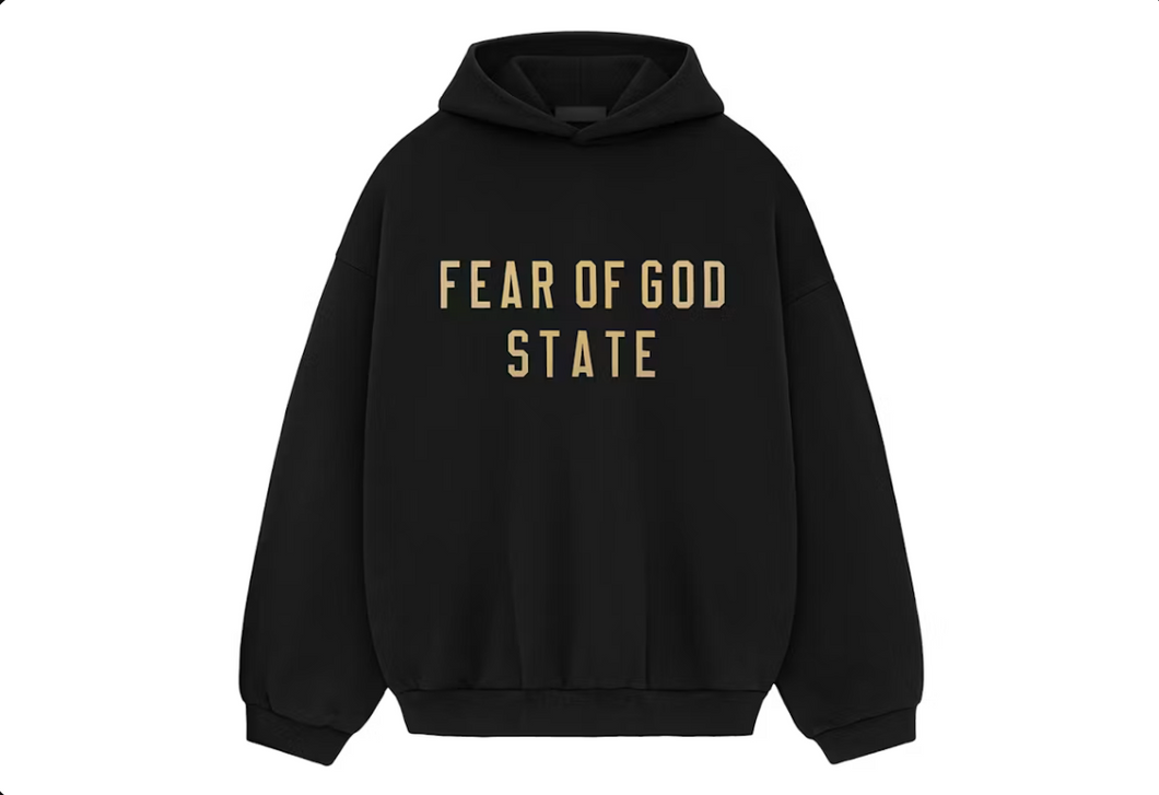 Fear of God Essentials Fleece Hoodie Black