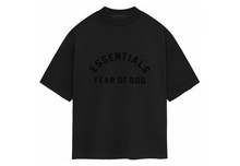 Load image into Gallery viewer, Fear of God Essentials Heavy Jersey Crewneck Tee Jet Black
