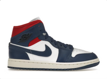 Load image into Gallery viewer, Jordan 1 Mid French Blue Gym Red
