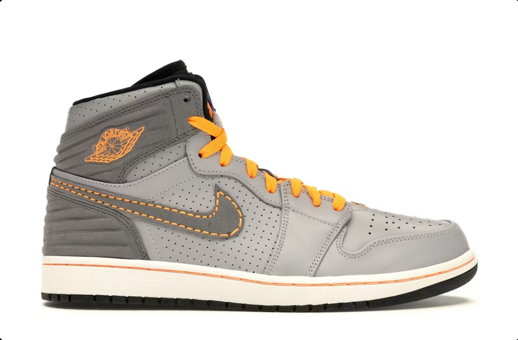 Jordan 1 Retro 93 Wolf Grey Orange