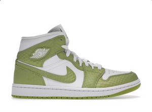 Jordan 1 Mid Green Python