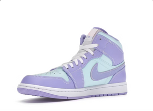 Jordan 1 Mid Purple Aqua