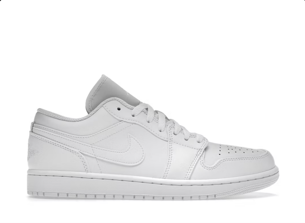 Jordan 1 Low Triple White