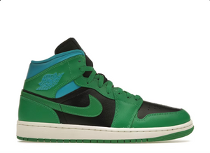 Jordan 1 Mid Lucky Green Aquatone