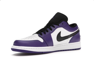 Jordan 1 Low Court Purple White