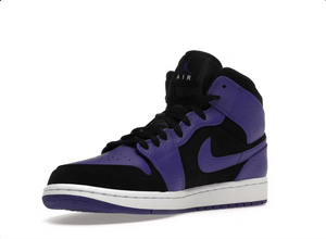 Jordan 1 Mid Black Dark Concord