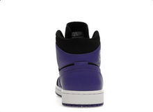 Load image into Gallery viewer, Jordan 1 Mid Black Dark Concord
