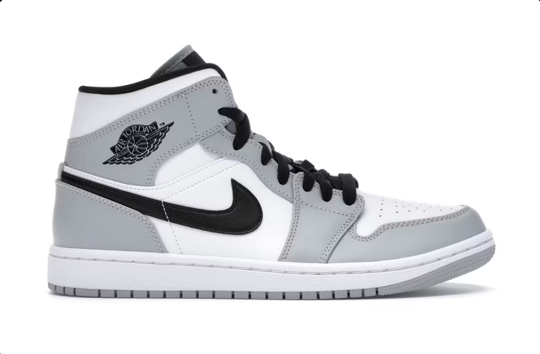 Jordan 1 Mid Light Smoke Grey