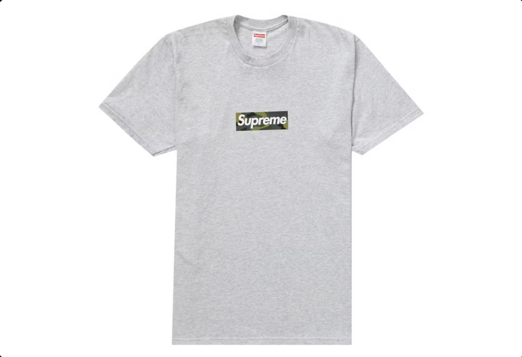 Supreme Box Logo Tee (FW23) Ash Grey