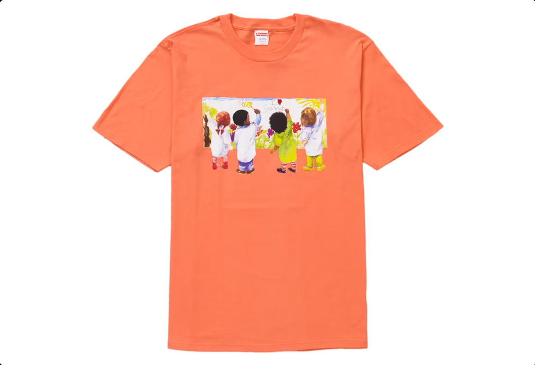 Supreme Kids Tee Neon Orange