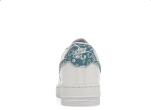 Nike Air Force 1 Low '07 Essential White Worn Blue Paisley