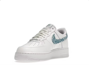 Nike Air Force 1 Low '07 Essential White Worn Blue Paisley