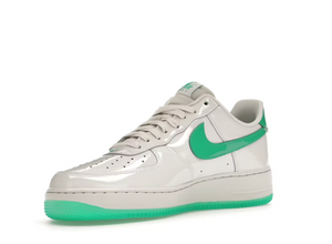 Nike Air Force 1 Low '07 Patent Platinum Tint Stadium Green