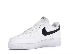 Nike Air Force 1 Low '07 White Black Pebbled Leather