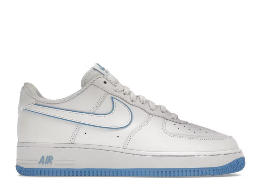 Nike Air Force 1 '07 Low White University Blue Sole