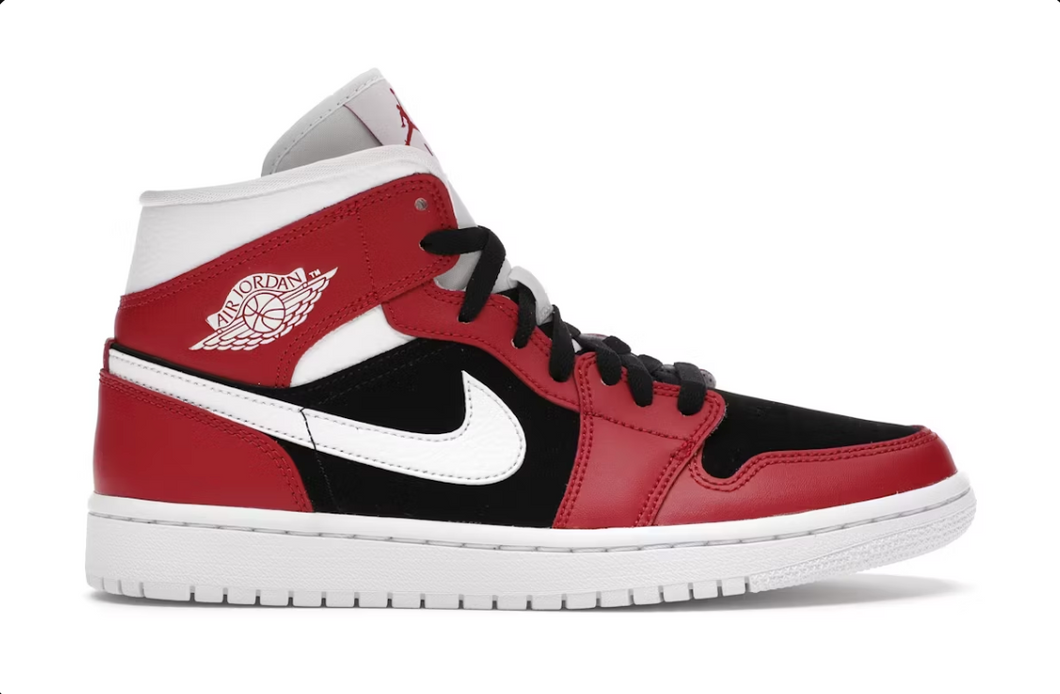 Jordan 1 Mid Gym Red Black