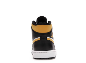 Jordan 1 Mid White Pollen Black