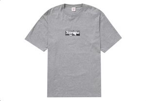 Supreme Emilio Pucci Box Logo Tee Heather Grey/Black