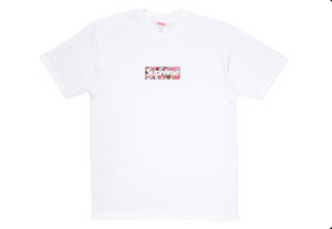 Supreme Takashi Murakami COVID-19 Relief Box Logo Tee White