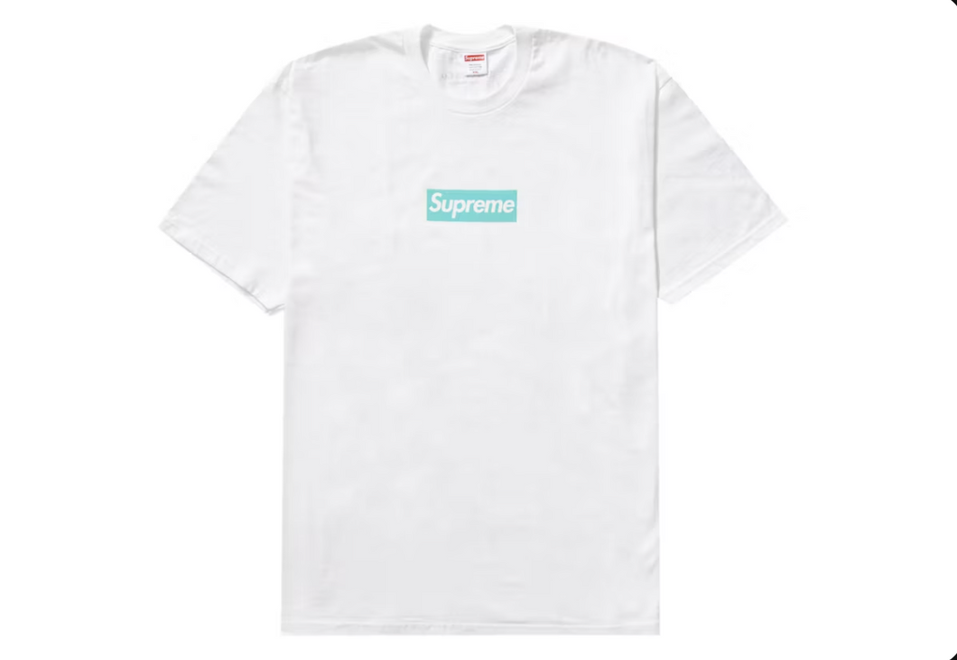 Supreme Tiffany & Co. Box Logo Tee White