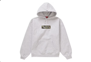 Supreme Box Logo Hooded Sweatshirt (FW23) Ash Grey