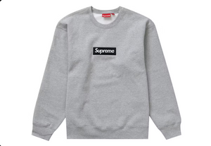 Supreme Box Logo Crewneck (FW22) Heather Grey