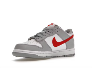 Nike Dunk Low White Wolf Grey University Red