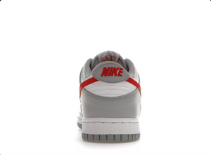 Nike Dunk Low White Wolf Grey University Red