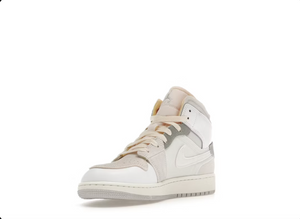 Jordan 1 Mid SE Craft Inside Out White Grey