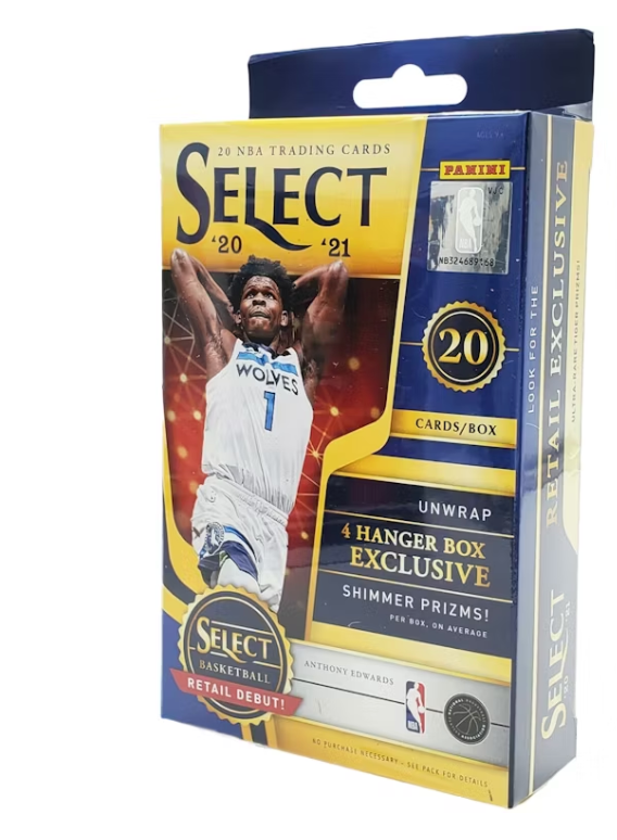 2020-21 Panini Select Basketball Hanger Box (Shimmer Prizms) (1x Box)